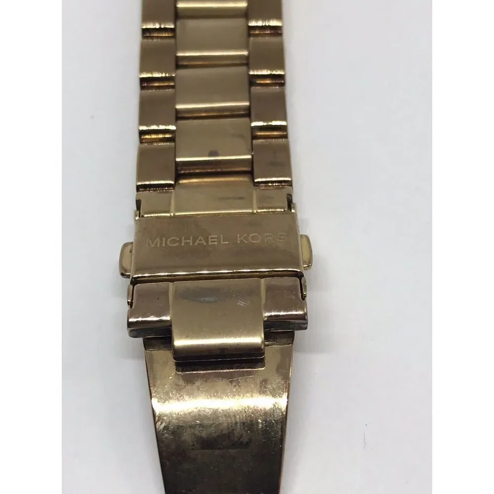 Michael Kors MK Watch Band Bracelet Links Case Woman’s Parts Used 18mm Z433